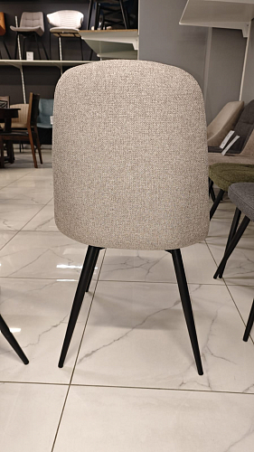 Стул на металлокаркасе Texas 1 поворотный бежевый / черный из шоурума 3